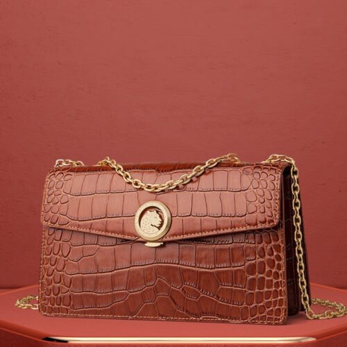 Fashion High-end Trend Leather Chain Bag
