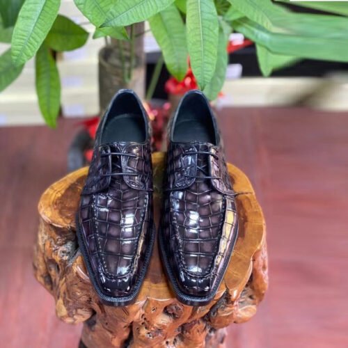 Brushed Lining Light Breathable Pointy Low Top Casual Business Leather Shoes