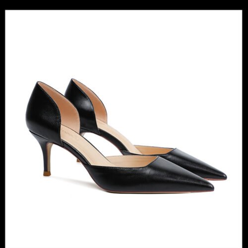 All-match Comfortable And Simple Professional Ol Pointed Toe Stiletto Heel Shoes For Women